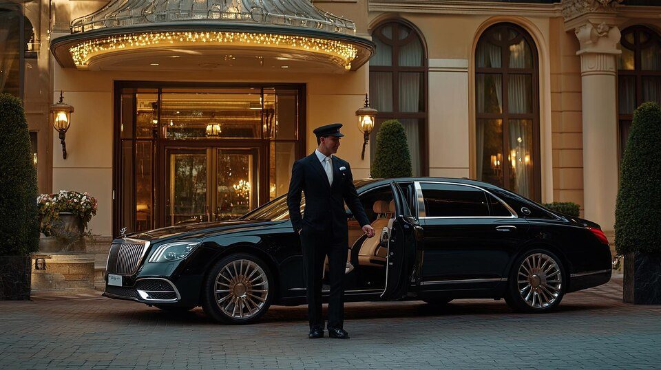 Airportmove professional driver with the booked car